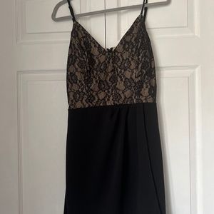 Black short dress